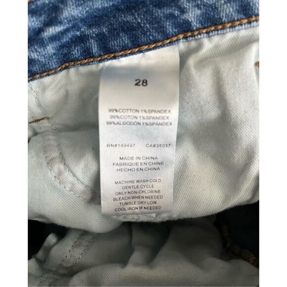 Sam Edelman The Mary Jane Boyfriend Mid Rise‎ Relaxed Straight Button Fly Jeans - Picture 4 of 5